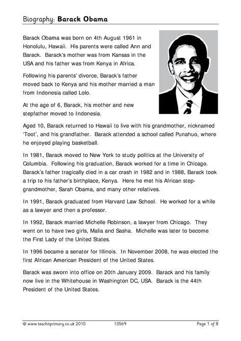 barack obama biography essay